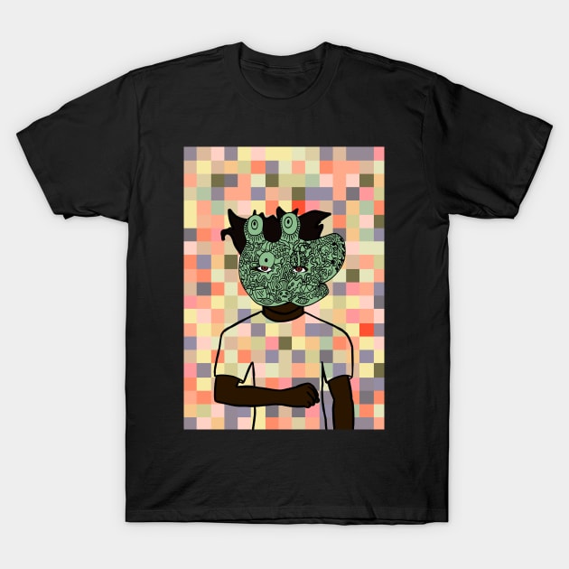 389 - Unique Pixel Art NFT: Uncover the Mystique of 389 on TeePublic T-Shirt by Hashed Art